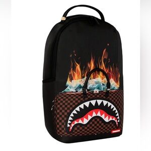 Sprayground Black and Red Backpack